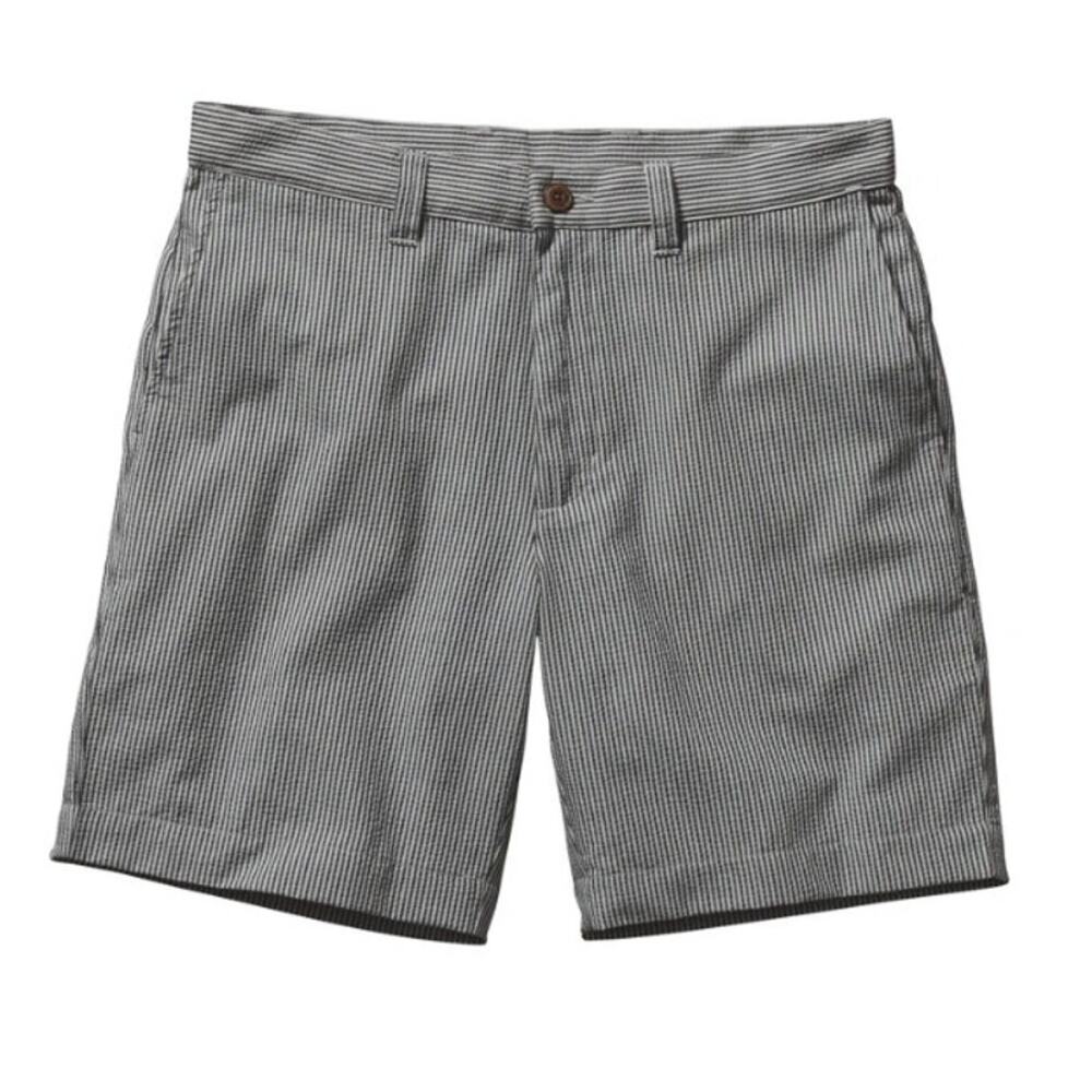 Men's Patagonia Cotton M's Puckerware Shorts Size 32 Black Grey - Picture 1 of 10